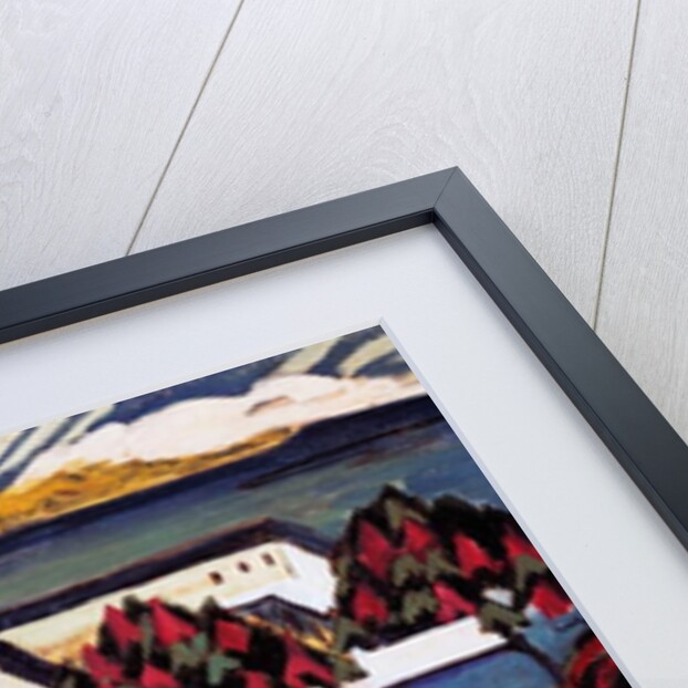 View of Lake Constance at Kreuzlingen, 1917 by Ernst Ludwig Kirchner