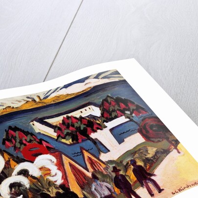 View of Lake Constance at Kreuzlingen, 1917 by Ernst Ludwig Kirchner