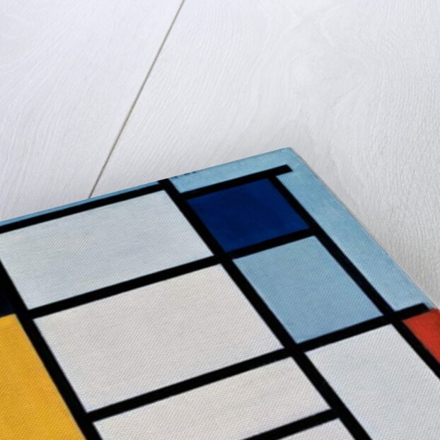 Composition with red, black, yellow, blue and grey, 1921 by Piet Mondrian