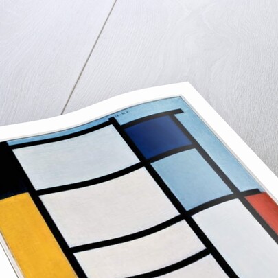 Composition with red, black, yellow, blue and grey, 1921 by Piet Mondrian