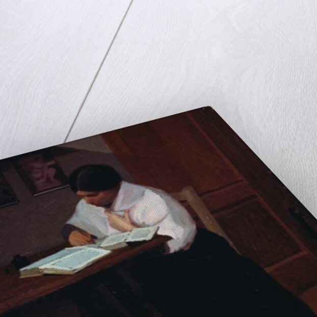 Woman writing, 1908 by Oscar Ghiglia