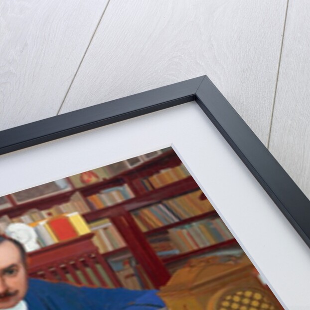 The writer and art critic Ugo Ojetti in the study, 1909-1910, by Oscar Ghiglia by Oscar Ghiglia