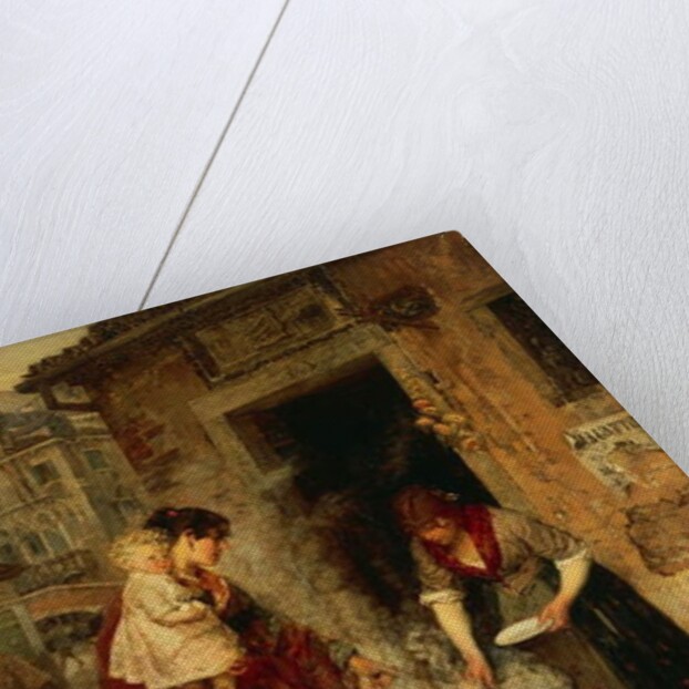 Clam seller in Venice, by Alessandro Milesi by Alessandro Milesi