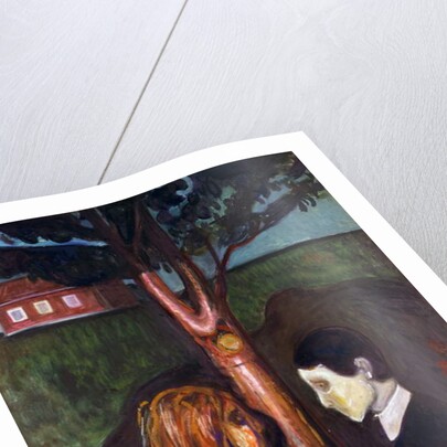 Eyes in eyes, 1894 by Edvard Munch