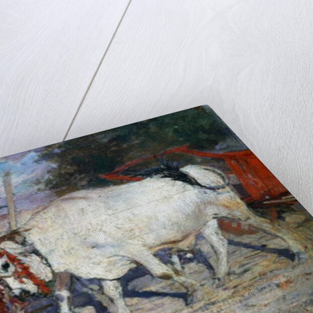 Ox cart, 1885 by Giovanni Boldini