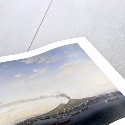 The return of the fleet from Algeria to the Bay of Naples, 1787 by Jacob-Philippe Hackert