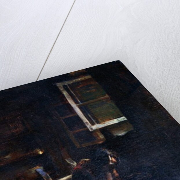 Empty cradle, 1881, by Giovanni Segantini by Giovanni Segantini