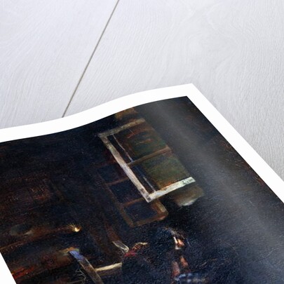 Empty cradle, 1881, by Giovanni Segantini by Giovanni Segantini