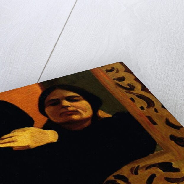 Isa in the mirror, 1912-1913, by Oscar Ghiglia by Oscar Ghiglia