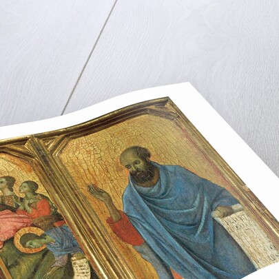 Detail of Predella panel, Altar-Piece of Maesta di Siena.. by Duccio di Buoninsegna