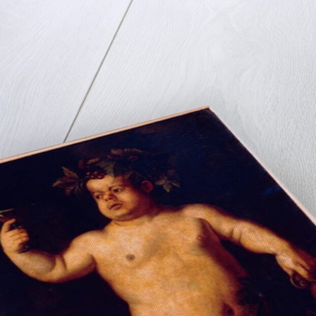 Portrait of the dwarf Morgante as Bacchus by Agnolo di Cosimo Bronzino