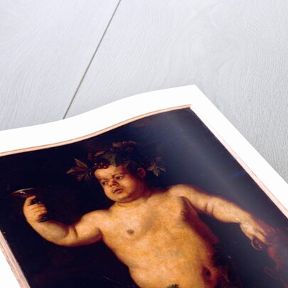 Portrait of the dwarf Morgante as Bacchus by Agnolo di Cosimo Bronzino