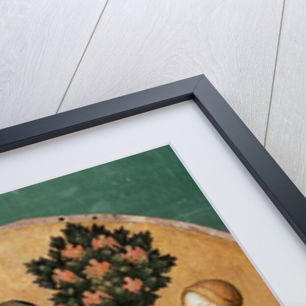 Madonna with Child and Saint Catherine, Saint Nicolas and Donor by Gentile da Fabriano