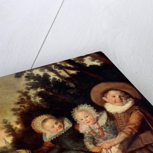 Three children with goat cart, c.1620 by Frans Hals