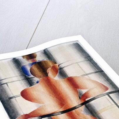 Railing scene, 1932 by Oskar Schlemmer