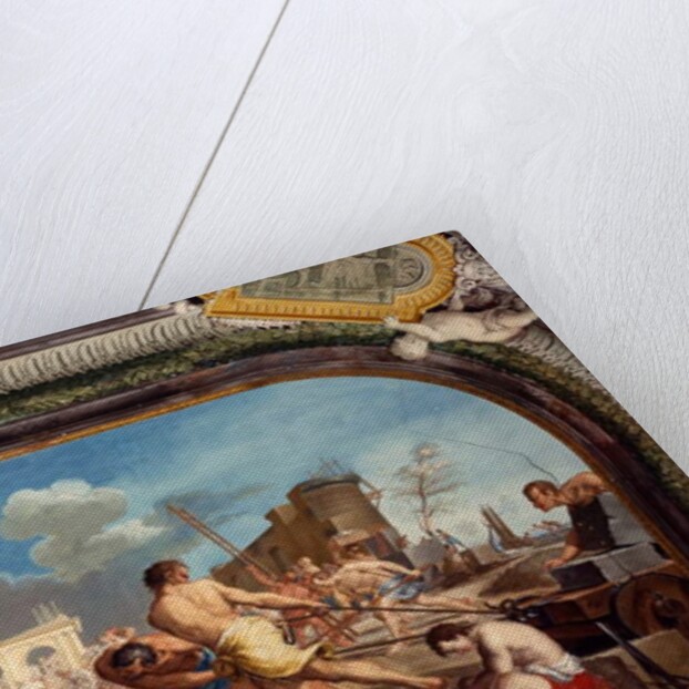 Foundation of Pesaro, detail, 1772 by Gregorio Lazzarini