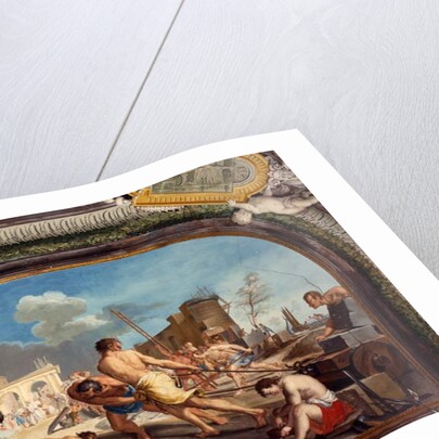 Foundation of Pesaro, detail, 1772 by Gregorio Lazzarini