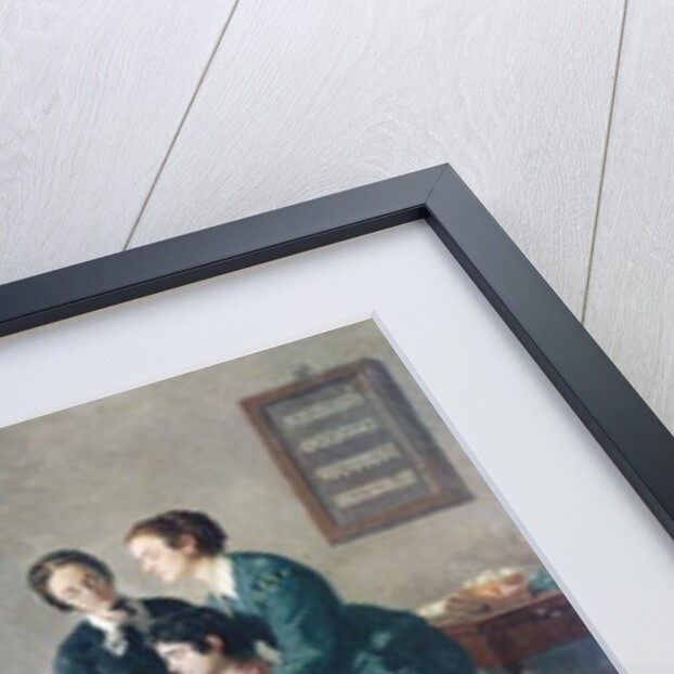 School for blind lace makers, 1872 by Gioacchino Toma