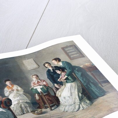 School for blind lace makers, 1872 by Gioacchino Toma