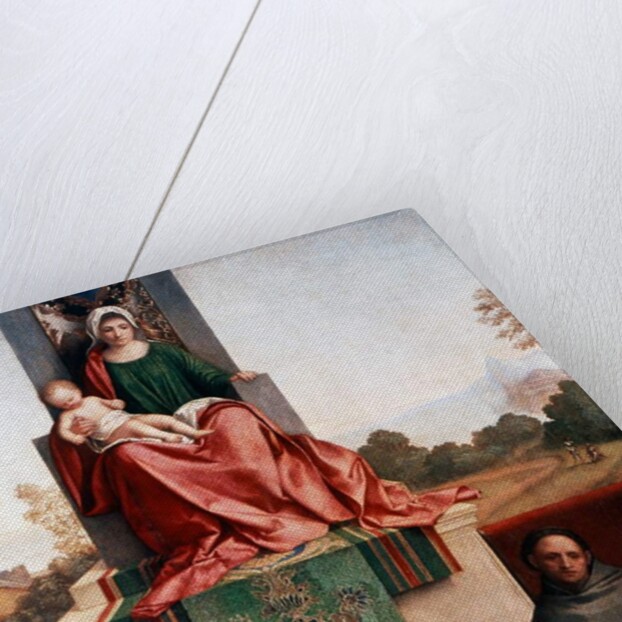 Madonna and Child between Saint Nicasius and Saint Francis, also known as Castelfranco Madonna, c.1502 by Giorgione