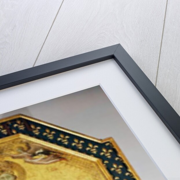 Saint Louis Bishop of Toulouse crowning his brother Robert of Anjou, King of Naples, 1317, altarpiece by Simone Martini by Simone Martini