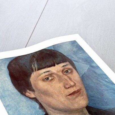 Portrait of Anna Akhmatova, Russian poet, 1922 by Kuzma Sergeevich Petrov-Vodkin