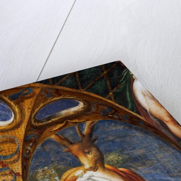 Actaeon turned into stag by Diana by Parmigianino