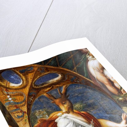 Actaeon turned into stag by Diana by Parmigianino