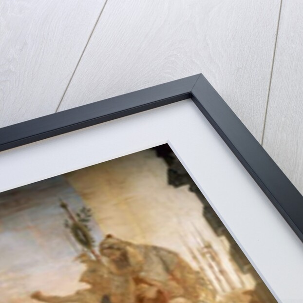 The Meeting of Marc Anthony and Cleopatra, detail, 1746-1747 by Simone II Baschenis