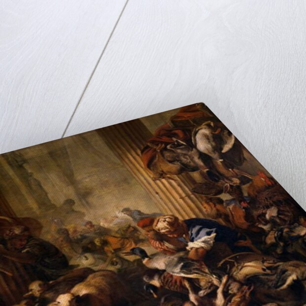 Christ driving traders from Temple, 1645-1655 by Giovanni Benedetto Castiglione