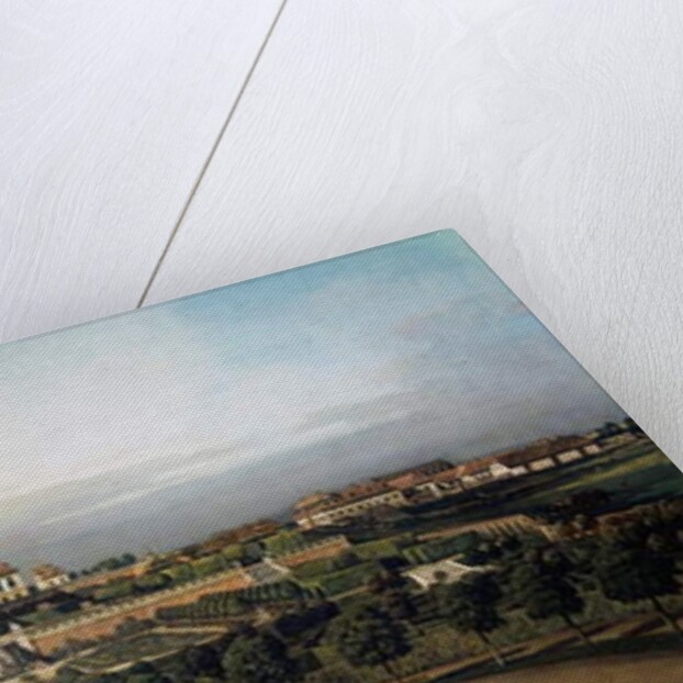 The imperial castle Schlosshof, garden side, 1759-1760 by Bernardo Bellotto