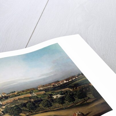 The imperial castle Schlosshof, garden side, 1759-1760 by Bernardo Bellotto