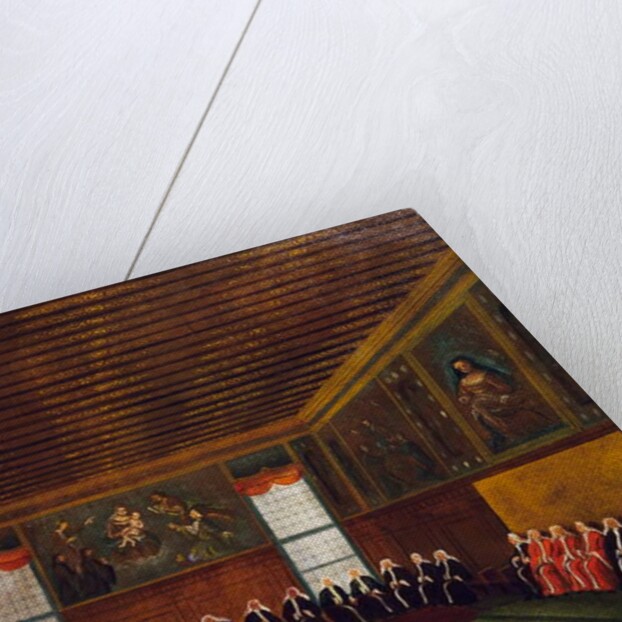 Judgment in hall of Qarantia Criminal by Gabriele Bella