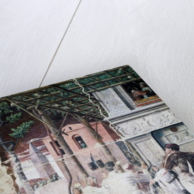 The condemnation of Saint Christopher by Andrea Mantegna