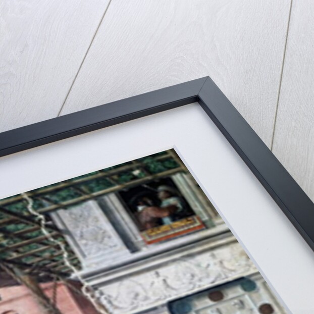 The condemnation of Saint Christopher by Andrea Mantegna