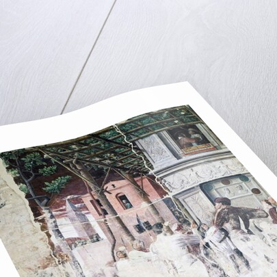 The condemnation of Saint Christopher by Andrea Mantegna