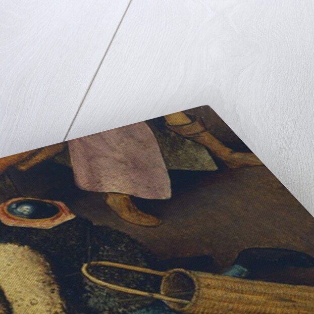 Dice players, detail from Fight between Carnival and Lent, 1559 by Pieter the Elder Bruegel