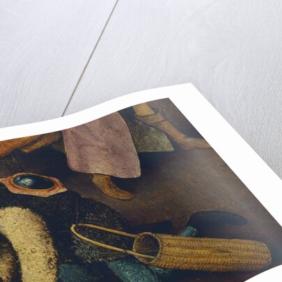 Dice players, detail from Fight between Carnival and Lent, 1559 by Pieter the Elder Bruegel