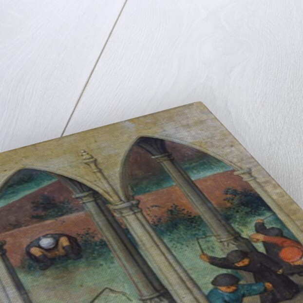 Children's Games, 1560, detail by Pieter the Elder Bruegel