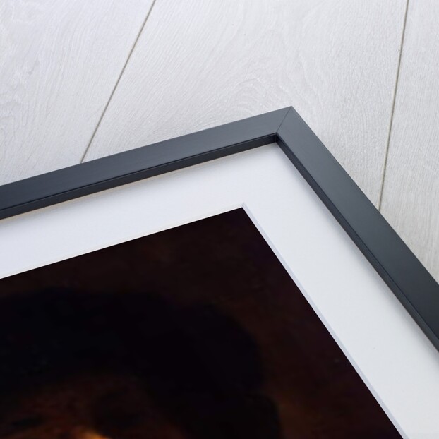 Self portrait in a fur coat with gold chain and earring, 1655 by Rembrandt Harmensz. van Rijn