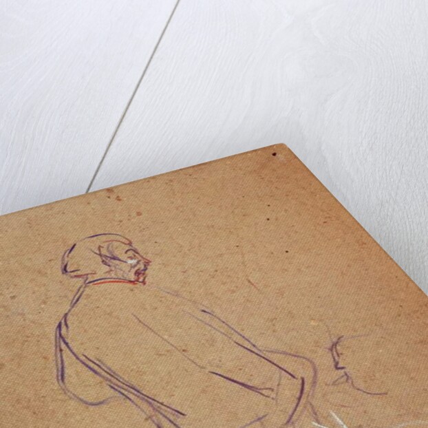 Aristide Bruant singing in his cabaret, 1892 by Henri de Toulouse-Lautrec