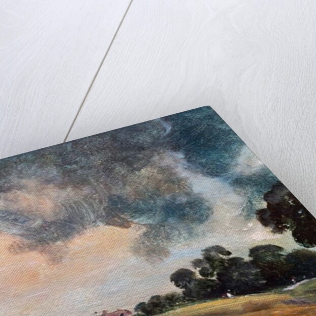 View at Hampstead, looking due East, 1823 by John Constable