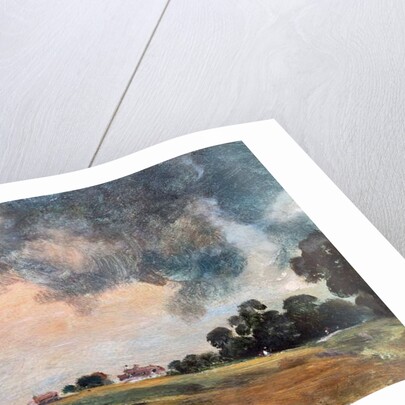 View at Hampstead, looking due East, 1823 by John Constable