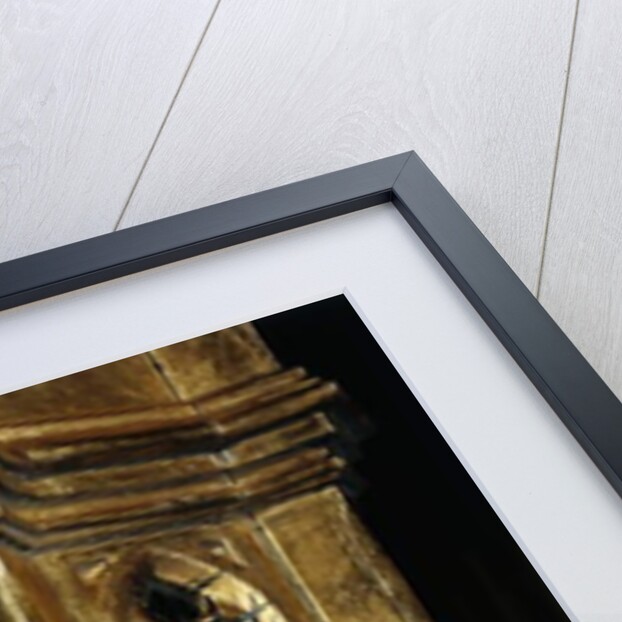 Adoration of the Magi detail of frame, 1423 by Gentile da Fabriano