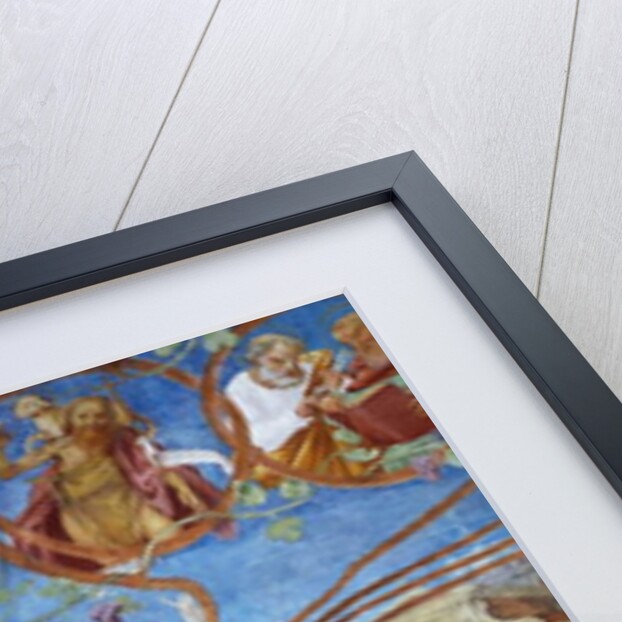 Jesus Christ, detail of the Martyrdom of Saint Barbara by Lorenzo Lotto