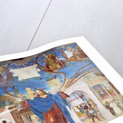 Jesus Christ, detail of the Martyrdom of Saint Barbara by Lorenzo Lotto