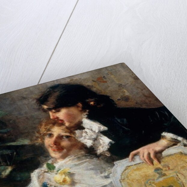 Lovers, 1882 by Virgilio Ripari