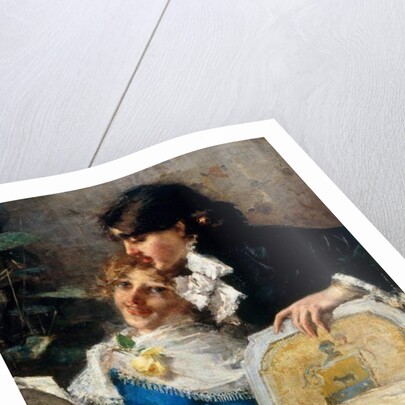 Lovers, 1882 by Virgilio Ripari