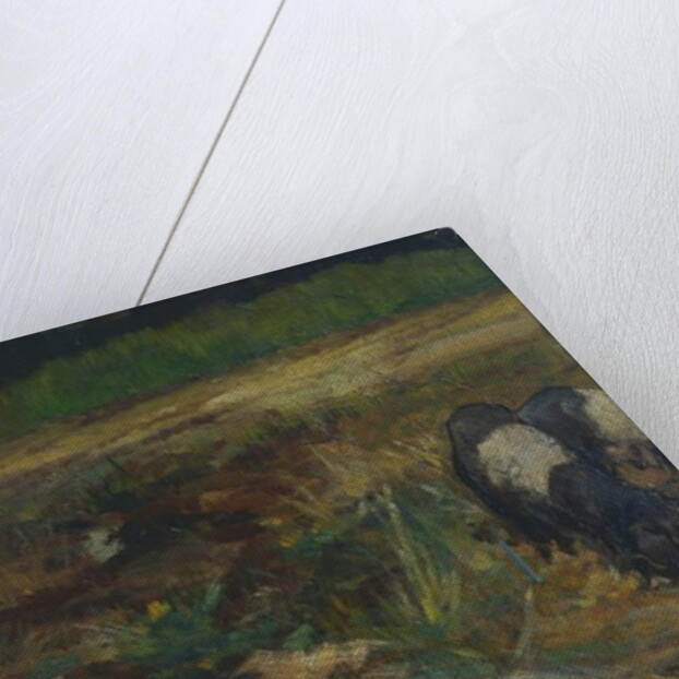 Tuscan Maremma, detail by Giovanni Fattori