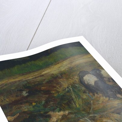 Tuscan Maremma, detail by Giovanni Fattori